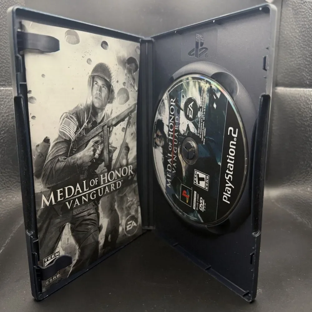 Medal of Honor: Vanguard (Sony PlayStation 2, 2007) PS2 CIB Tested Free Ship